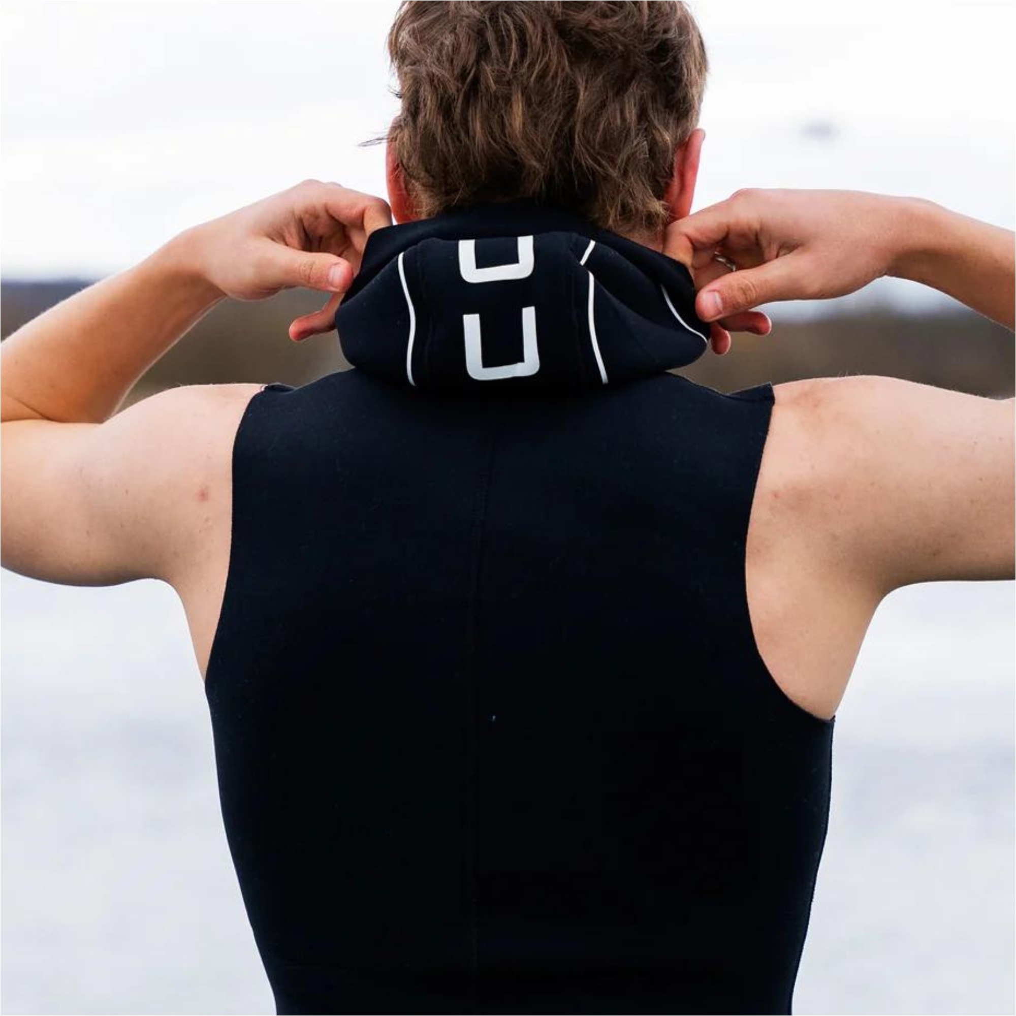 2025 Huub Chaleco De Neopreno Con Capucha Neohvest - Negro